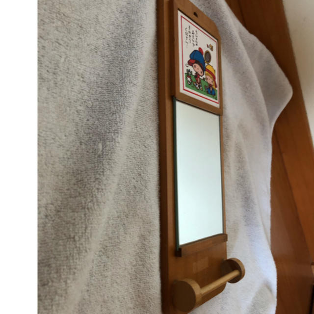 昭和レトロ壁掛けミラー インテリア/住まい/日用品のインテリア小物(壁掛けミラー)の商品写真