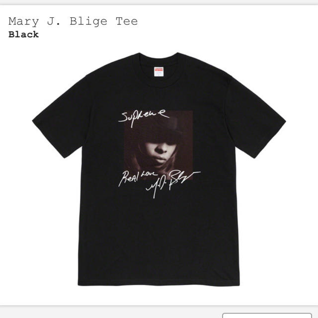 キムタク着用 新品 黒L Mery J Blige Tee