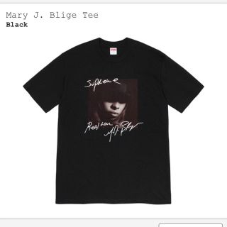 シュプリーム(Supreme)のキムタク着用 新品 黒L Mery J Blige Tee(Tシャツ/カットソー(半袖/袖なし))