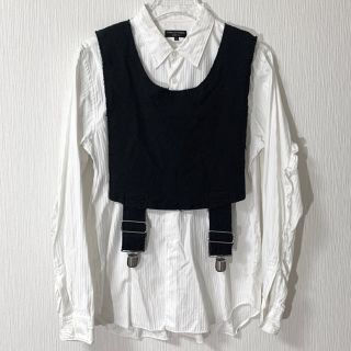 COMME des GARCONS BLACK 19SS ベスト サスペンダー - ベスト