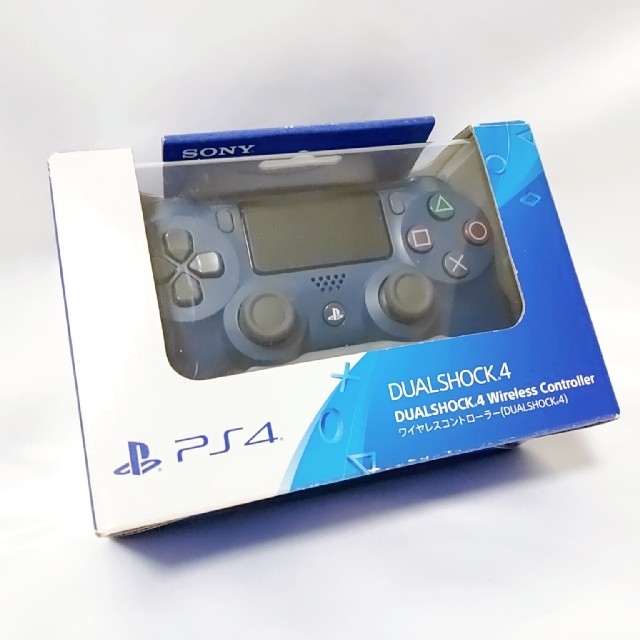 PS4 純正 コントローラー CUH-ZCT2J ミッドナイトブルー 美品