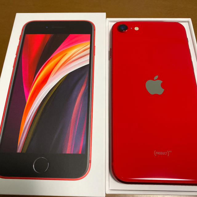 iPhone SE 2世代 128GB Red SIMフリー - スマートフォン本体