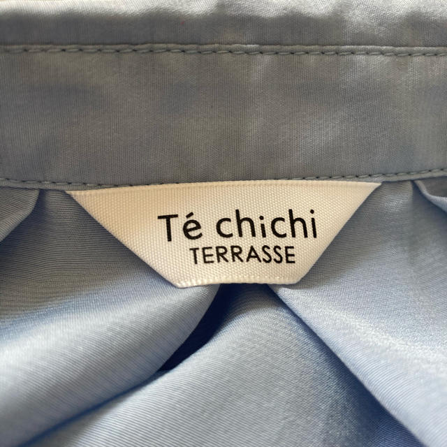 Techichi(テチチ)のTe chichi TERRASS シャツ ブラウス　スカイブルー レディースのトップス(シャツ/ブラウス(半袖/袖なし))の商品写真