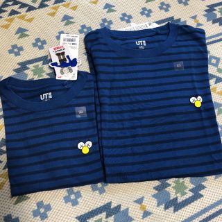 ユニクロ(UNIQLO)の⋈*.。UNIQLO ユニクロ KAWS コラボ ボーダー 半袖 Tシャツ (その他)