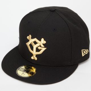 ニューエラー(NEW ERA)の巨人 NEW ERA 59FIFTY GIANTS YG ブラック×ゴールド  (キャップ)