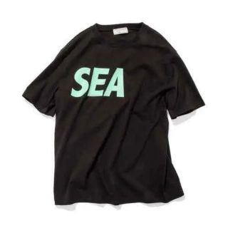 美品 windandsea guess コラボ Tシャツ 黒 S(Tシャツ/カットソー(半袖/袖なし))