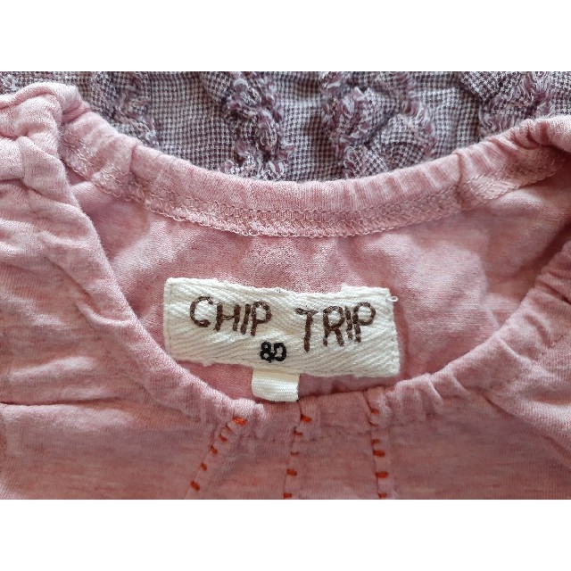 CHIP TRIP(チップトリップ)のチップトリップ ワンピース 80 キッズ/ベビー/マタニティのベビー服(~85cm)(ワンピース)の商品写真