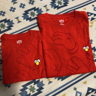 ユニクロ(UNIQLO)の⋈*.。UNIQLO KAWS コラボ 半袖Tシャツ 100 150 2枚セット(その他)