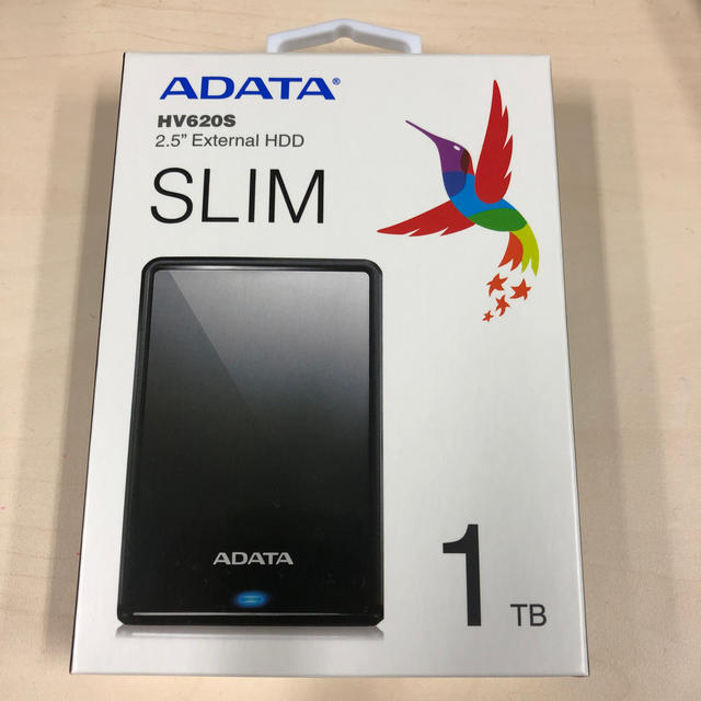 新品)ADATA 外付けHDD 1T スマホ/家電/カメラのPC/タブレット(PC周辺機器)の商品写真