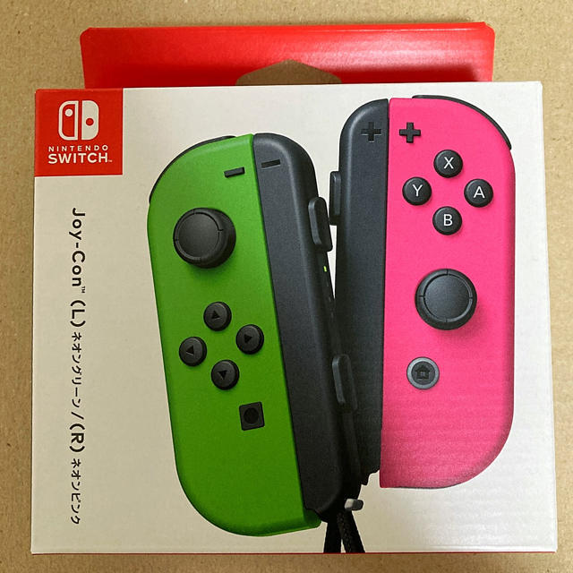 ゲームソフト/ゲーム機本体【未開封】任天堂 Joy-Con (L)ネオングリーン/(R)ネオンピンク