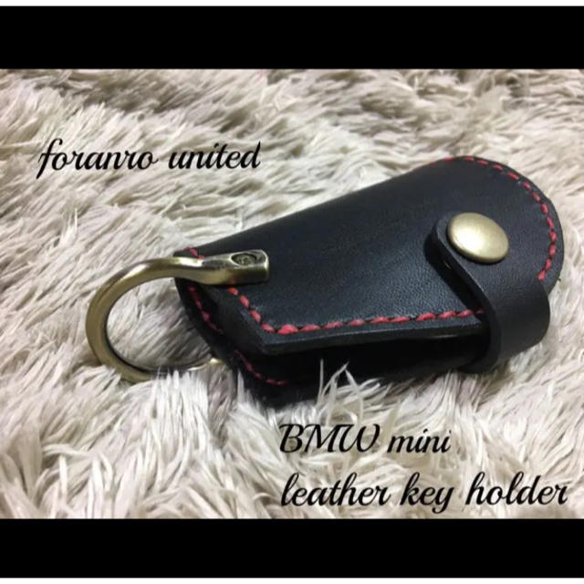 BMW mini Key case premium BLACK&RED ❶ メンズのファッション小物(キーケース)の商品写真