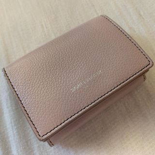 サンローラン(Saint Laurent)の美品【サンローラン】三つ折り財布(折り財布)