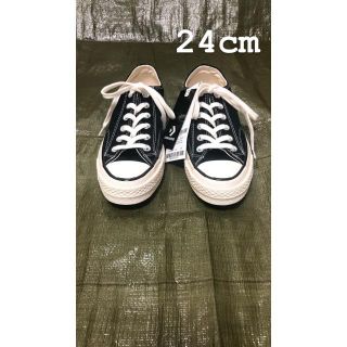 コンバース(CONVERSE)のコンバース　チャックテイラー　24cm ブラック converse(スニーカー)