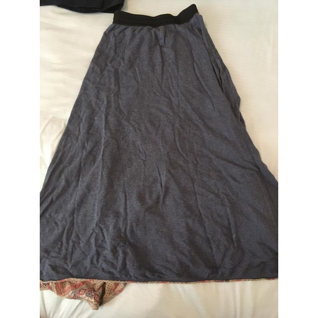 リバーシブル／ロングスカート レディースのスカート(ロングスカート)の商品写真