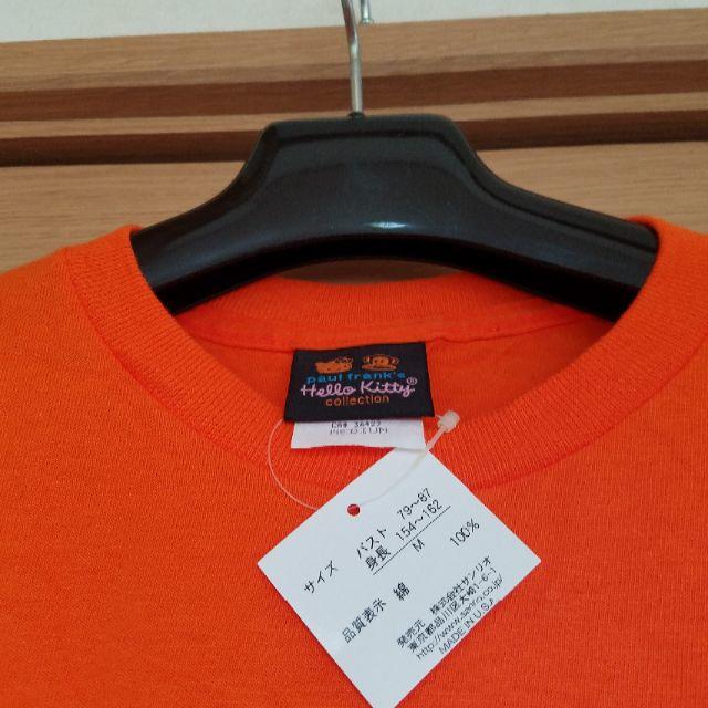ハローキティ(ハローキティ)のタグ付き未使用　ハローキティ×ポールフランク　Tシャツ レディースのトップス(Tシャツ(半袖/袖なし))の商品写真