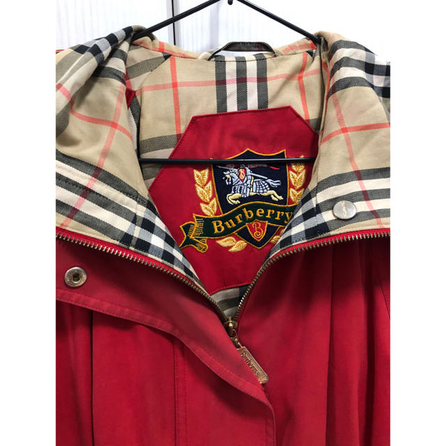 BURBERRY(バーバリー)の古着バーバリー　フード付きコート メンズのジャケット/アウター(ステンカラーコート)の商品写真