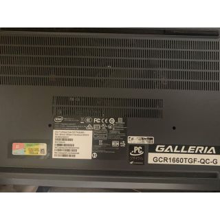 GALLERIA GCR1660TGF-QC-G　ゲーミング　ノートパソコン❗