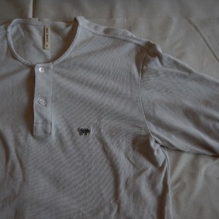 サイ(Scye)のscye basics henry neck T-shirts gray 40(Tシャツ/カットソー(半袖/袖なし))