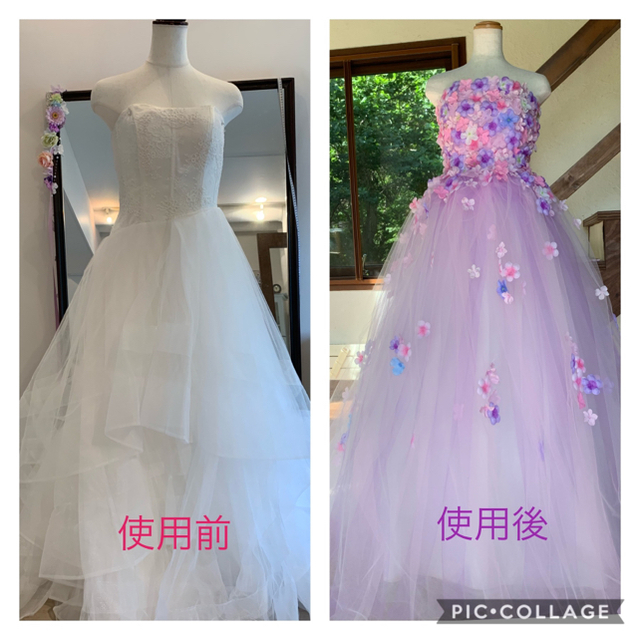 ウエディングドレス用 オーバードレス 上下セット