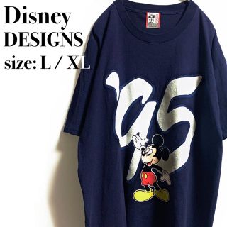 ディズニー(Disney)のUSA製　ディズニー　90s  ミッキー  ロゴ　Tシャツ　ビンテージ(Tシャツ/カットソー(半袖/袖なし))