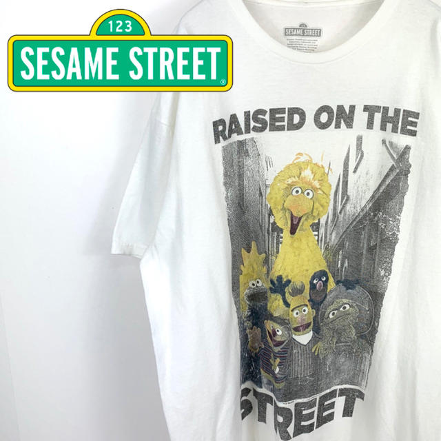 SESAME STREET(セサミストリート)の夏最終セール‼️レア☆USA古着 メキシコ製 90s【セサミストリート】Tシャツ メンズのトップス(Tシャツ/カットソー(半袖/袖なし))の商品写真