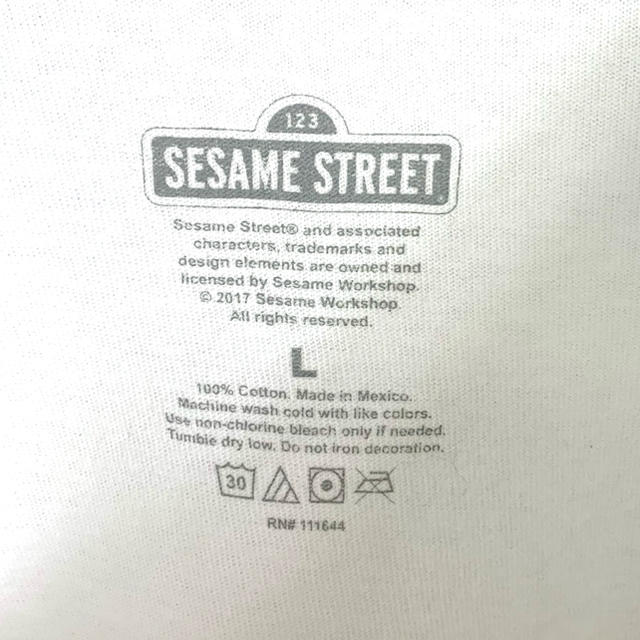 SESAME STREET(セサミストリート)の夏最終セール‼️レア☆USA古着 メキシコ製 90s【セサミストリート】Tシャツ メンズのトップス(Tシャツ/カットソー(半袖/袖なし))の商品写真