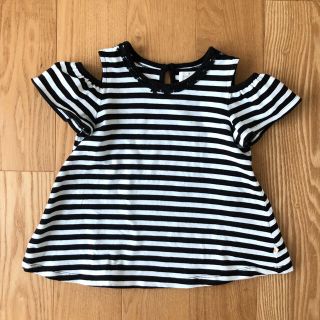 ケイトスペードニューヨーク(kate spade new york)のケイトスペードニューヨーク　ボーダー  オフショル　120(Tシャツ/カットソー)