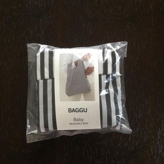 ビームス(BEAMS)のBAGGU  Baby  バグー　ストライプ　エコバッグ(エコバッグ)