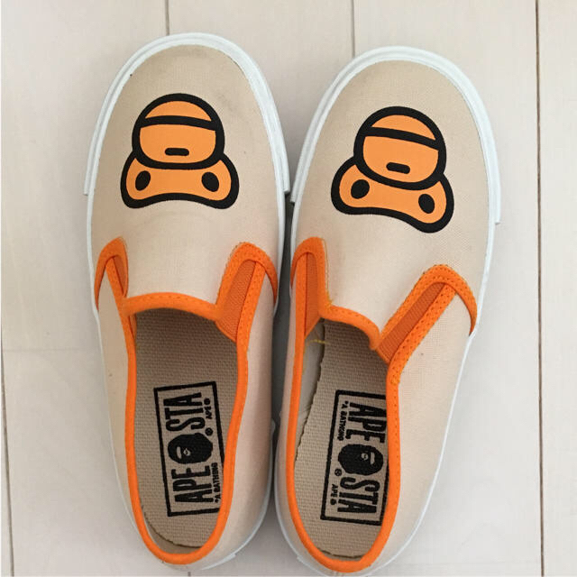 A BATHING APE(アベイシングエイプ)のBAPE KIDS BAPESTA SLIP-ON キッズ/ベビー/マタニティのキッズ靴/シューズ(15cm~)(スニーカー)の商品写真