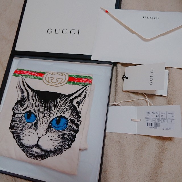 Gucci(グッチ)のGUCCI チルドレン キャット Tシャツ 10Y レディースのトップス(Tシャツ(半袖/袖なし))の商品写真