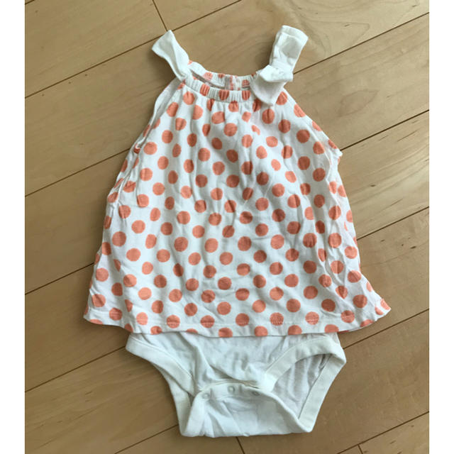 GAP(ギャップ)のbaby gap キャミワンピース風ロンパース 80 キッズ/ベビー/マタニティのベビー服(~85cm)(ロンパース)の商品写真