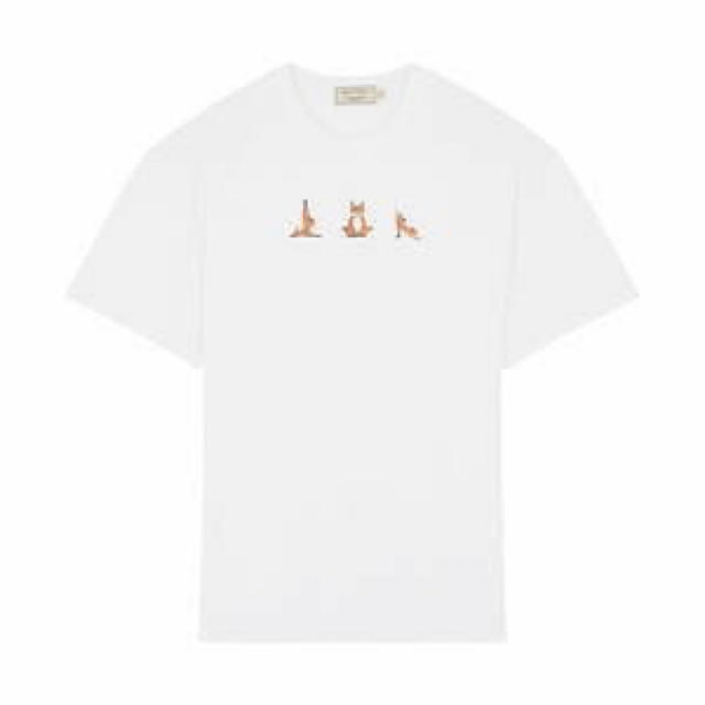 MAISON KITSUNE'(メゾンキツネ)のメゾンキツネ Tシャツ／ホワイト レディースのトップス(Tシャツ(半袖/袖なし))の商品写真