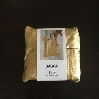 ビームス(BEAMS)のBAGGU  Baby  バグー  GOLD  エコバッグ(エコバッグ)