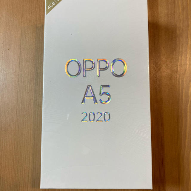 【ビニール未開封・新品】OPPO A5 2020 オッポ　ブルー