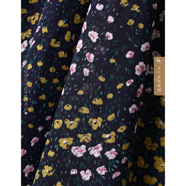 TOMORROWLAND(トゥモローランド)のUnaca 花柄フレアワンピース レディースのワンピース(ロングワンピース/マキシワンピース)の商品写真