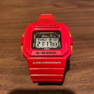 ジーショック(G-SHOCK)の希少！！G-SHOCK GLX-5500A 赤(腕時計(デジタル))