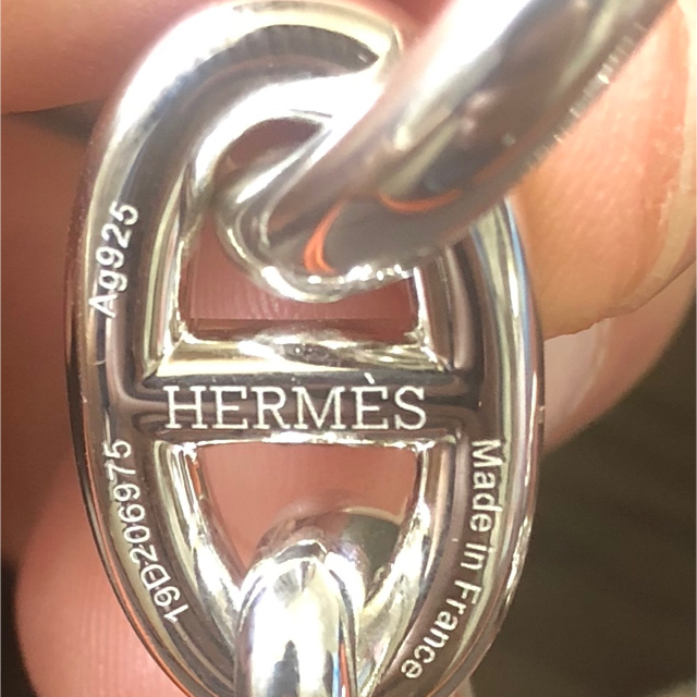 Hermes(エルメス)のHermes シェーヌダンクル TGM 12コマ メンズのアクセサリー(ブレスレット)の商品写真