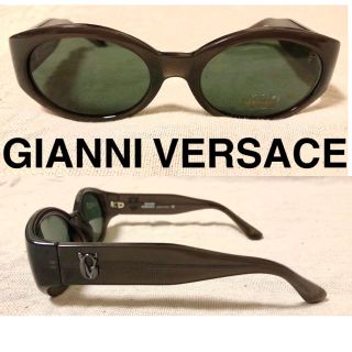 ジャンニヴェルサーチ(Gianni Versace)のGIANNI VERSACE 新品　オーバル　サングラス　ヴィンテージ　90s(サングラス/メガネ)