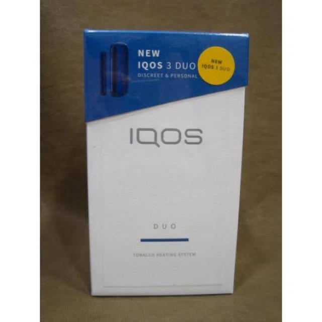 最安値新品 IQOS - iqos3 duo ブルー 製品登録なし 新品未開封 本体の