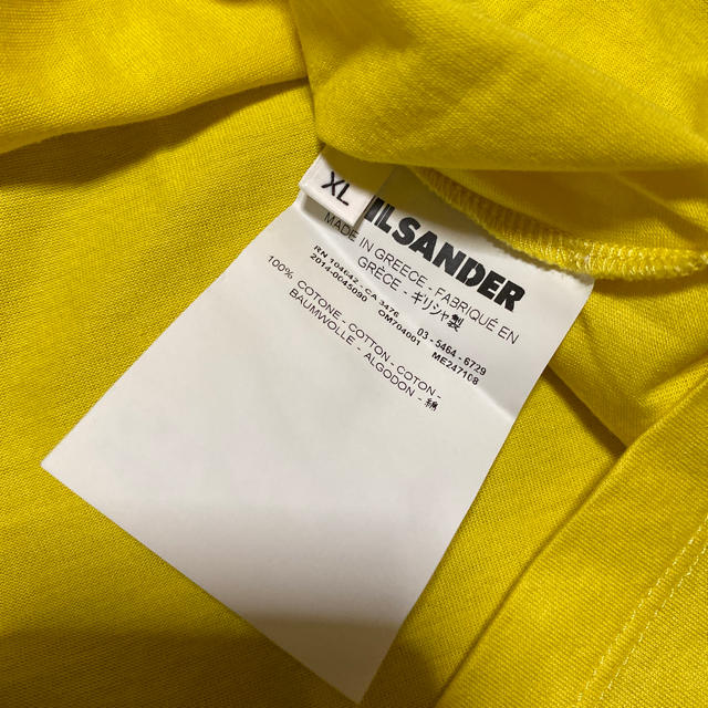 Jil Sander(ジルサンダー)のJILSANDER 無地　クルーネック　tシャツ tee ジルサンダー　XL メンズのトップス(Tシャツ/カットソー(半袖/袖なし))の商品写真