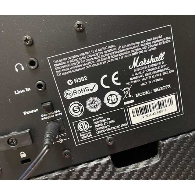 買い特価 Marshall MG2CFX エフェクタ内蔵ギターアンプ | vixan.no