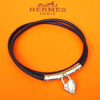 エルメス(Hermes)の美品 エルメス HERMES ハート チョーカー カデナ ブレス ブレスレット (ネックレス)