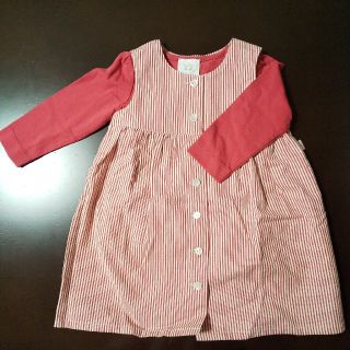 アニエスベー(agnes b.)の【値下げ】アニエスベー子供服2着セット1an(80cm)【未使用】(ワンピース)