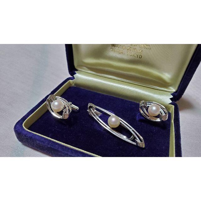 MIKIMOTO - 正規美 レア ミキモト 大粒パール ラインアートSV MIKIMOTO - 正規美 レア ミキモト 大粒パール ラインアートSV