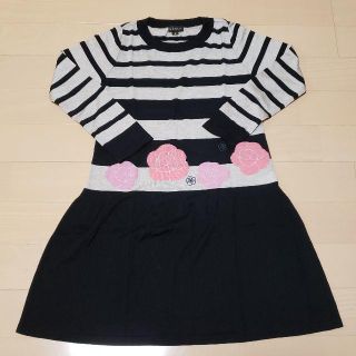 クレイサス(CLATHAS)の新品★クレイサス★CLATHAS★カメリアワンピース★ベージュ(ひざ丈ワンピース)