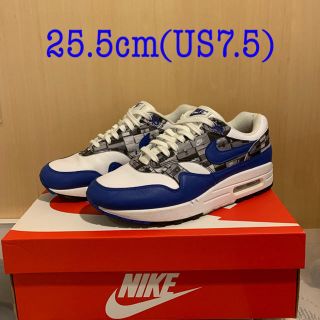 ナイキ(NIKE)の【美品】NIKE AIR MAX 1 PRNT 25.5cm (US7.5)(スニーカー)