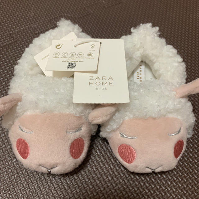 ZARA KIDS(ザラキッズ)のZara kids 新品未使用　ルームシューズ キッズ/ベビー/マタニティのベビー靴/シューズ(~14cm)(その他)の商品写真