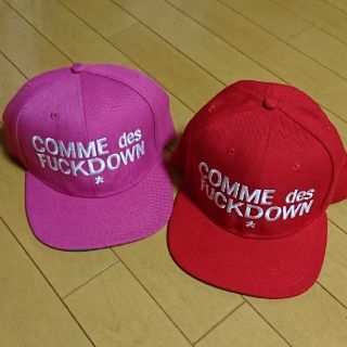 ２点セットcomme des fuck down スナップバックキャップ