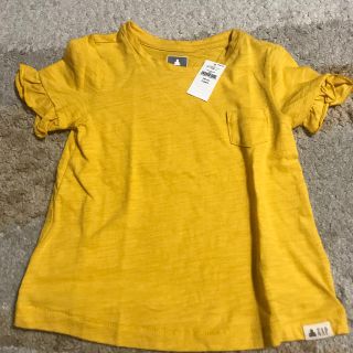 ギャップ(GAP)の【新品】gap フリルTシャツ100センチ(Tシャツ/カットソー)