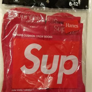 シュプリーム(Supreme)のSupreme hanes  ソックス二足セット(ソックス)